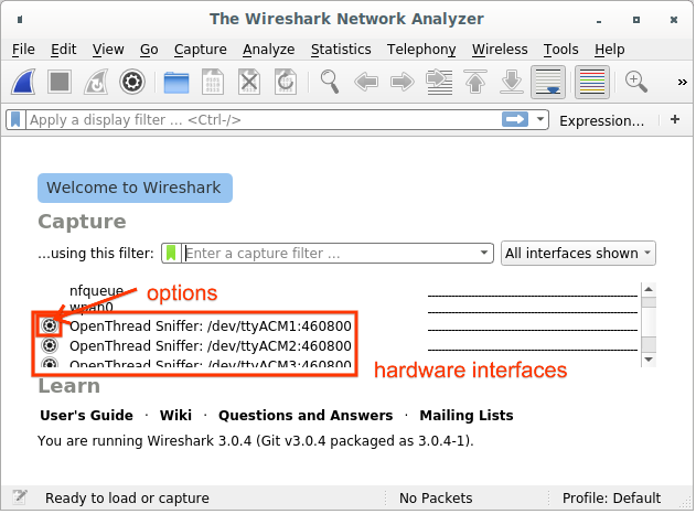 OT 嗅探器 Wireshark Extcap 擷取