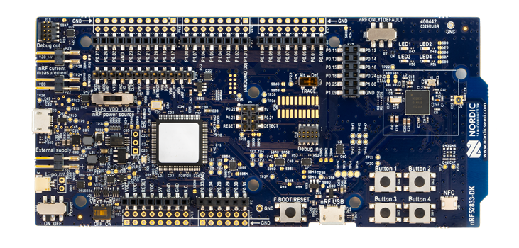 מוליכים למחצה נורדיים nRF52833